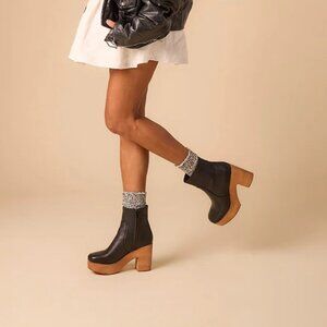 Charlotte Stone Paz Clog Boots - Black